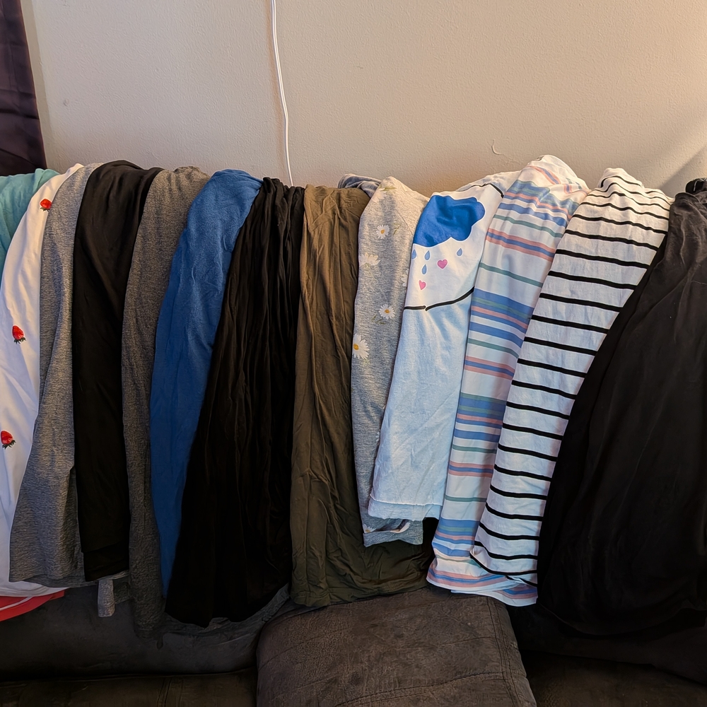 Assorted Colorful Maternity Tops Collection